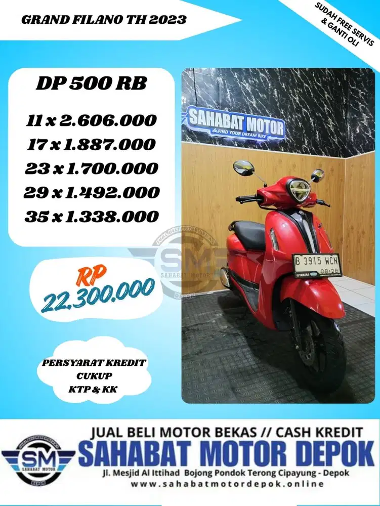 YAMAHA GRAND FILANO TH 2023