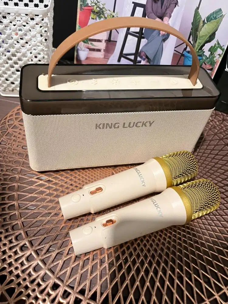 Speaker plus mic karaoke