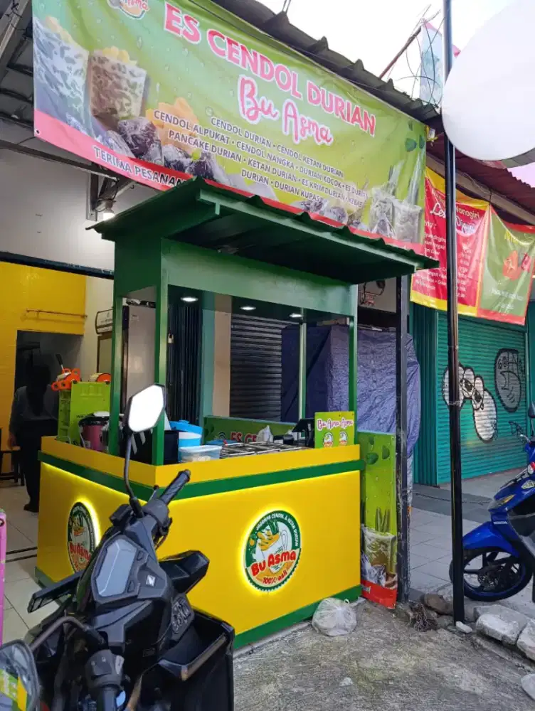 Meja Bar L Kayu jati belanda