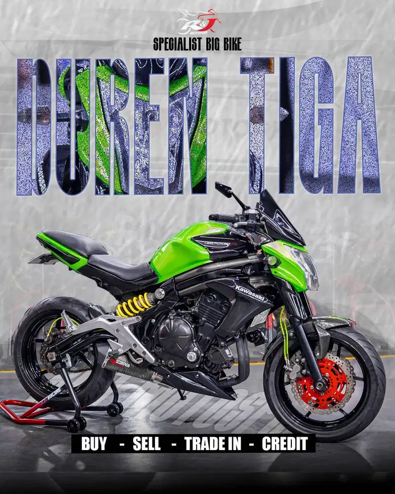 Kawasaki ER6N ER6 Ninja 650 Knalpot Scorpion 2012 Km 31.000an