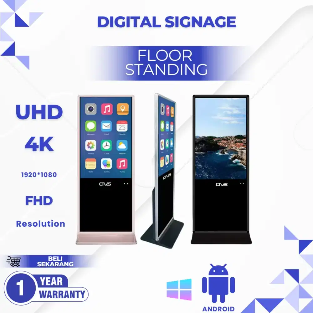 Display Signage Floor Standing ZS-BP500T /Advertising TouchScreen-50in