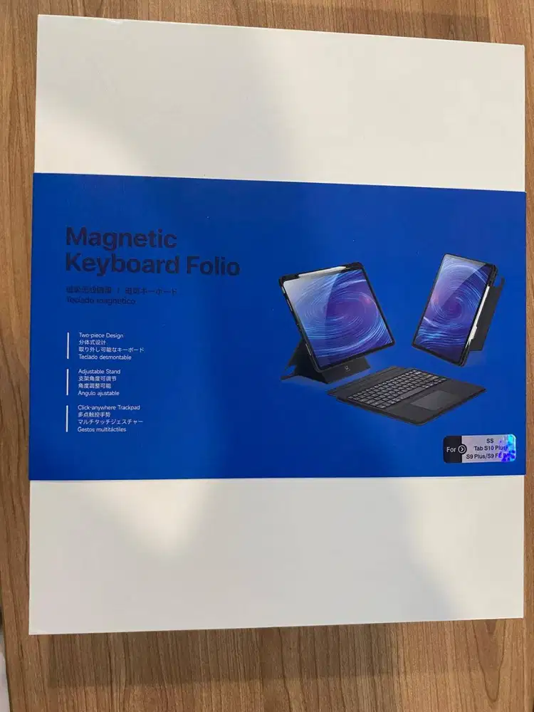 Magnetic Keyboard Folio Samsung Tab S9- S10 plus