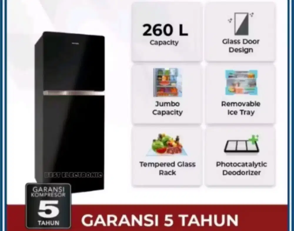 Kulkas polytron prw 29 mnx