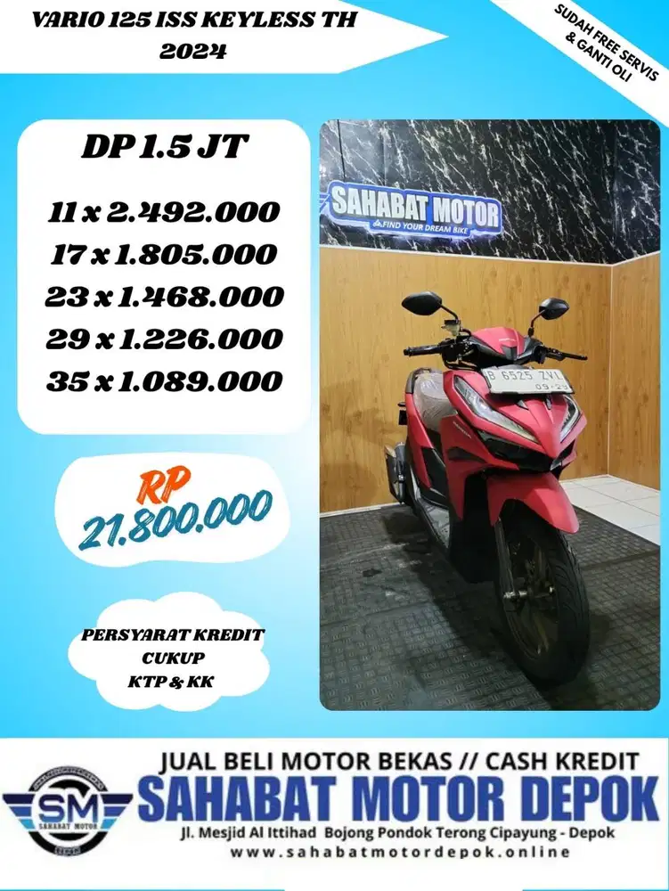 HONDA VARIO 125 ISS KEYLESS TH 2024