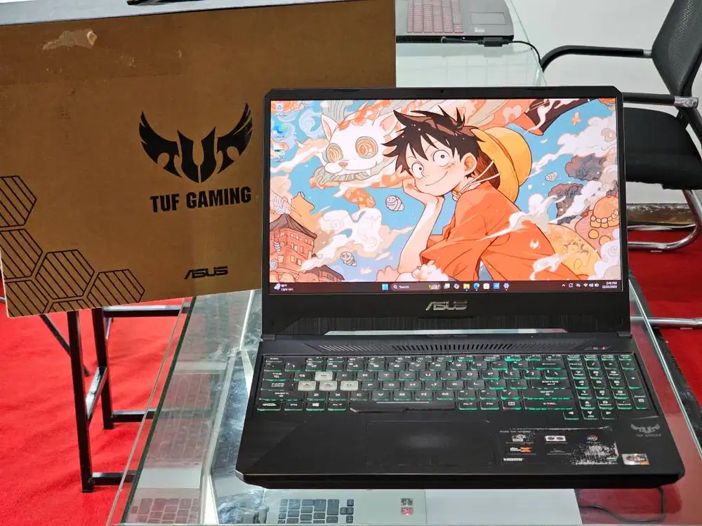 ASUS TUF FX505DT AMD Ryzen 7 3750H Ram 16 GB GTX 1650 RGB Gaming