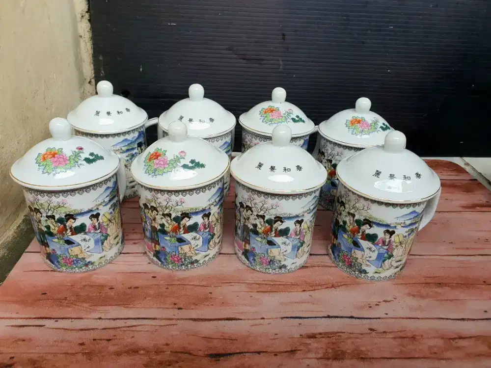 Mug antik motif cina