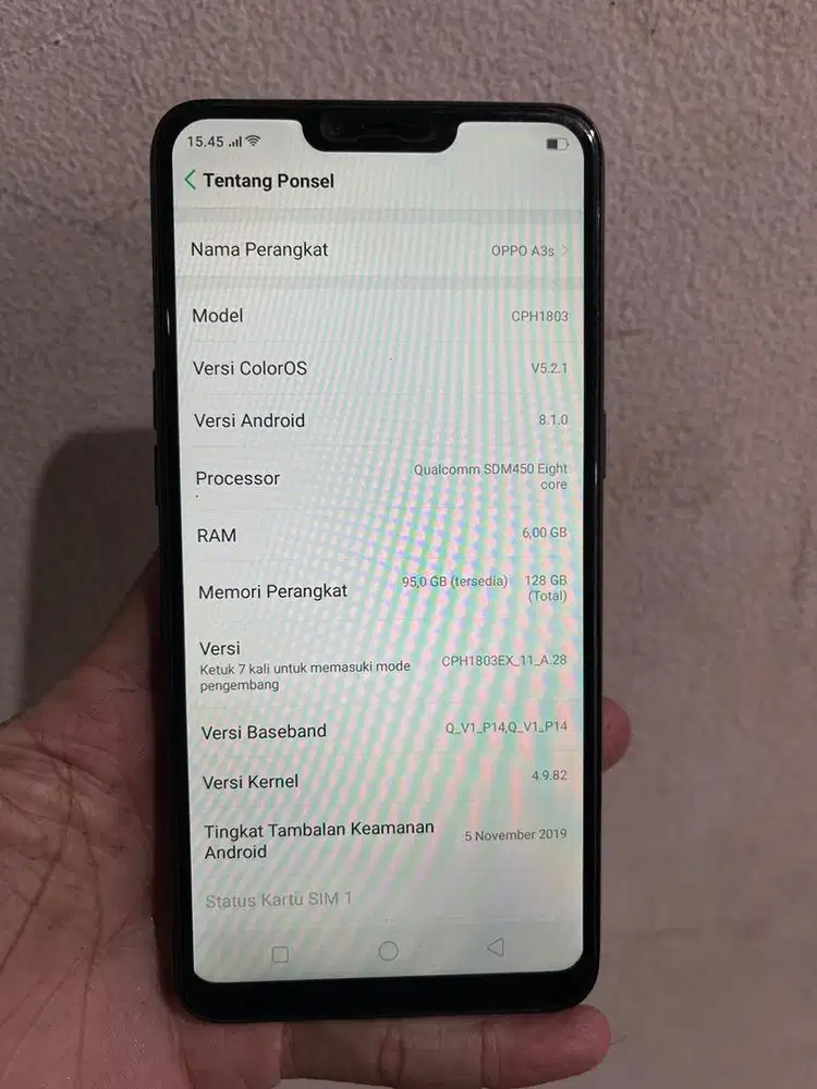 Oppo a3s 6/128 refrbis