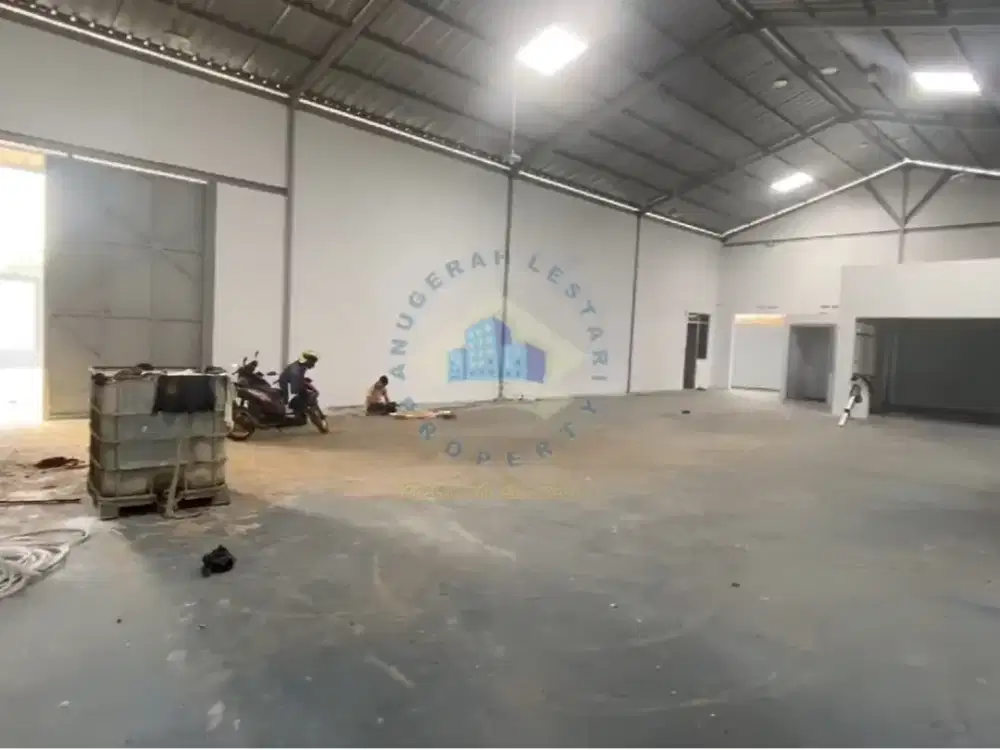 DIJUAL MURAH - Tanah & Gudang Baru Renovasi Jl. Rangkas Bitung, Banten