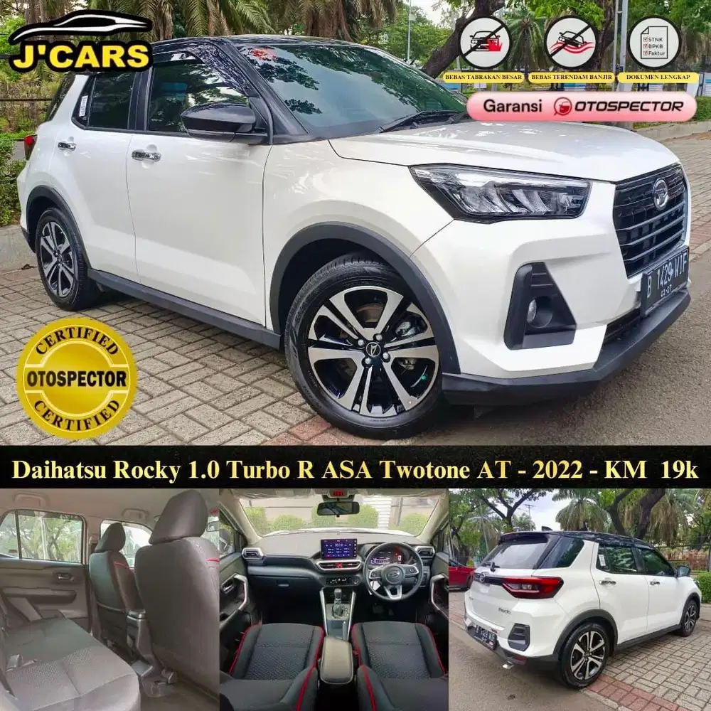 [KM 19k] Daihatsu 1.0 Turbo Rocky R ASA 2022 Automatic Ringan Murah