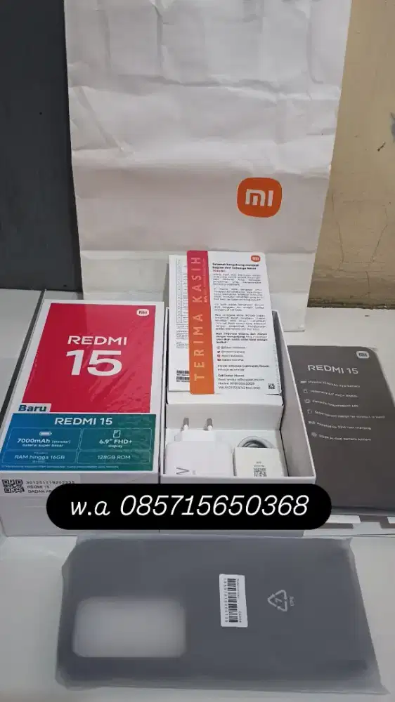 REDMI 15 RAM 8/128