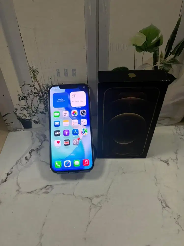 Jual hp iphone 12 pro max ibox PA/A 128gb barang siap pakai bh75%