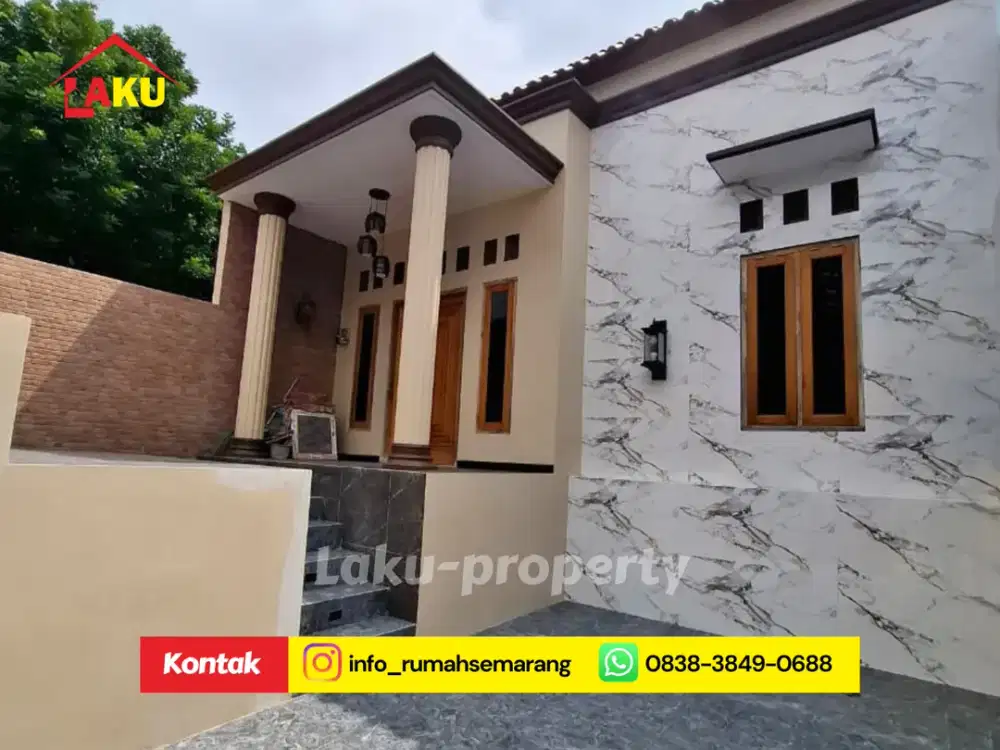 Promo Rumah Gunungpati! 1 Lantai SHM, Akses Mudah, Lingkungan Tenang
