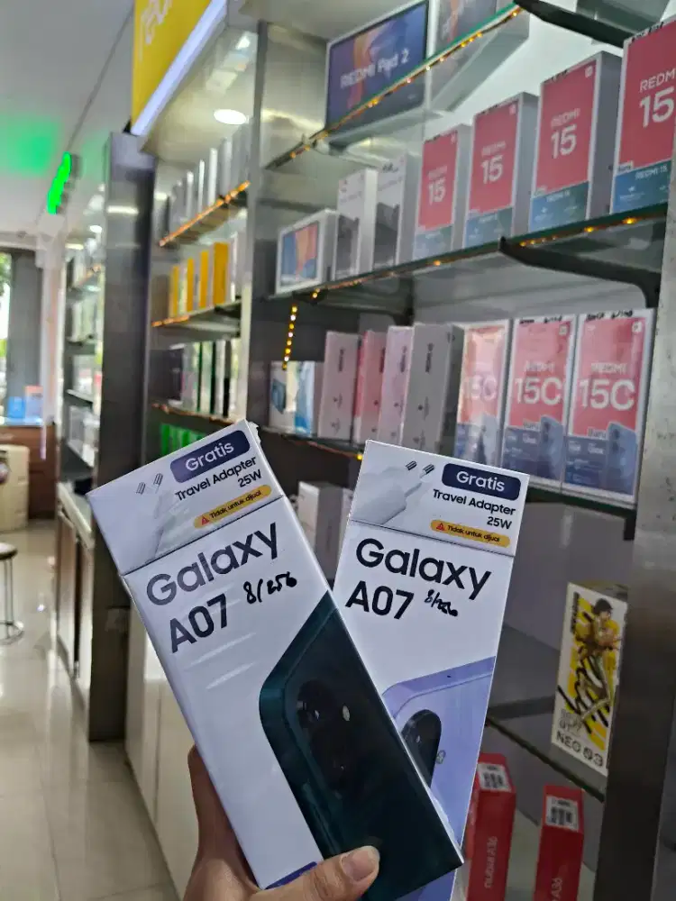 Samsung A07 RAM 8/256 gb BARU Segel Garansi resmi