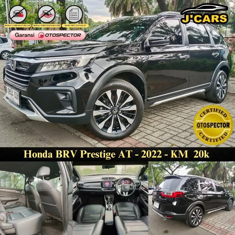 [KM 20k] Honda 1.5 BRV Prestige CVT 2022 Automatic Ringan Murah