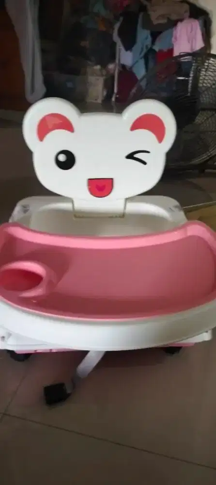 Baby care kursi bayi makan anak bisa di pake 7 bulan  baru unboxing
