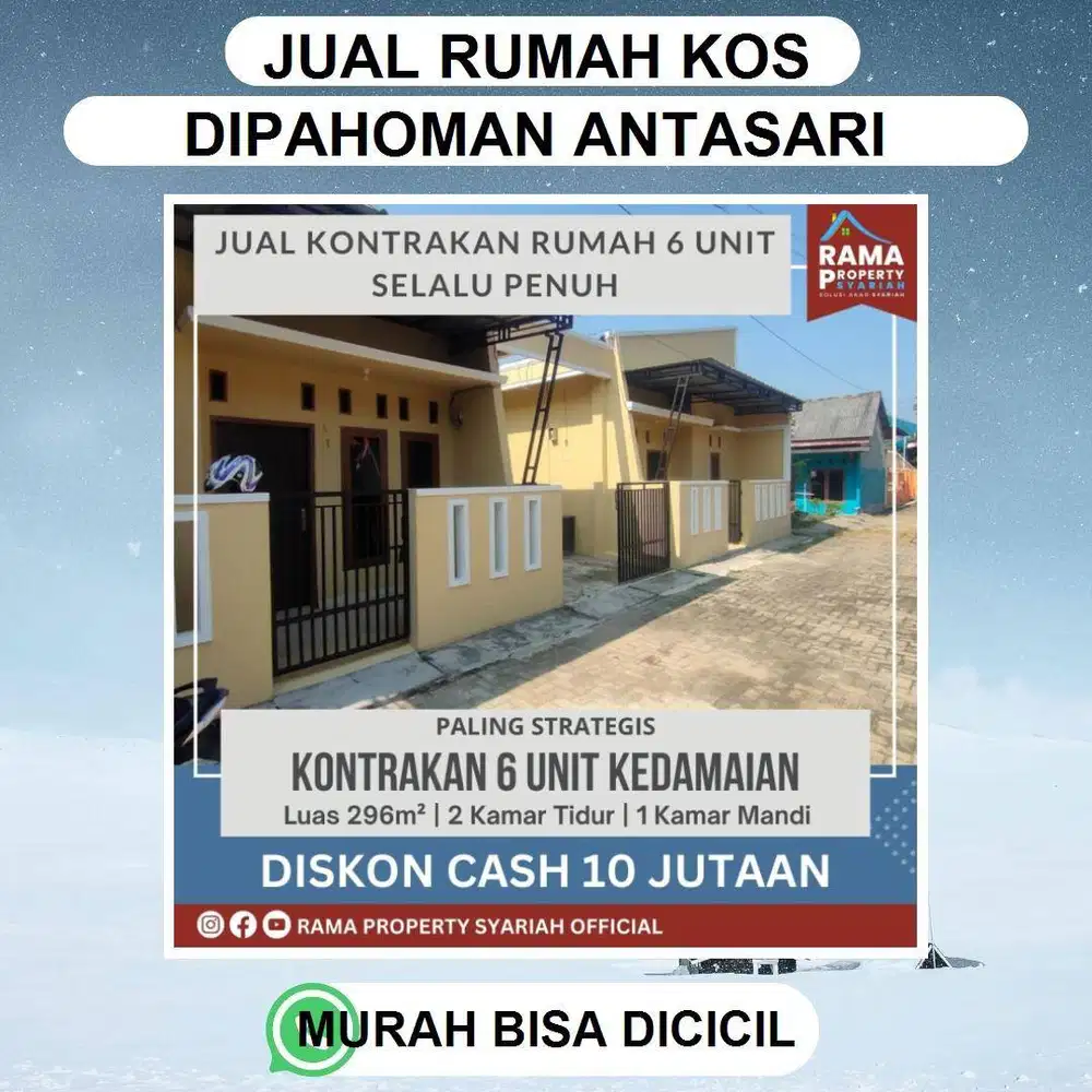 KONTRAKAN LOKASI SUPER EXCLUSIVE KEDAMAIAN