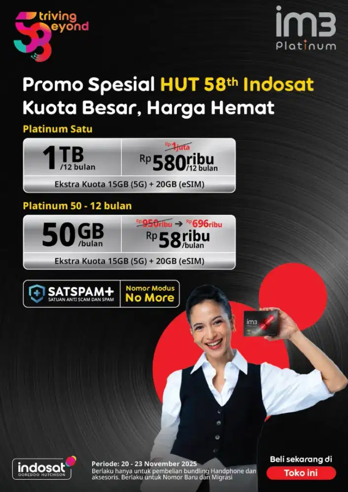 KUOTA INDOSAT PLATINUM