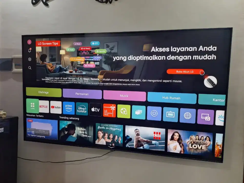 LG LED TV 86UR8050PSB SMART TV 86 Inch 4K UHD HDR