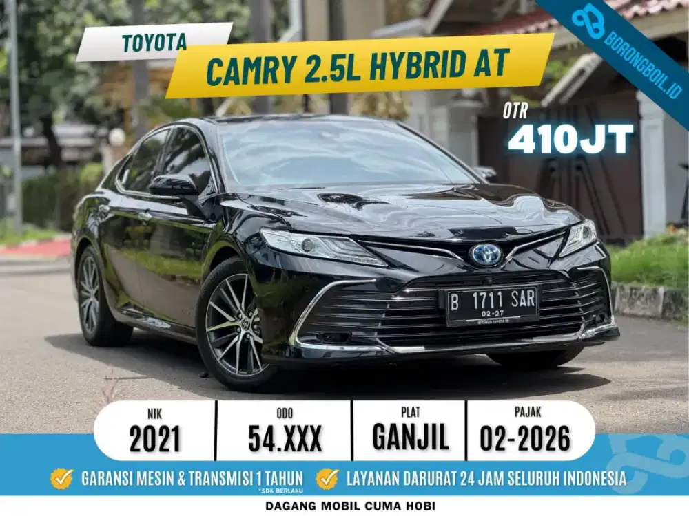 Camry 2.5 Hybrid Matic 2021 Hitam