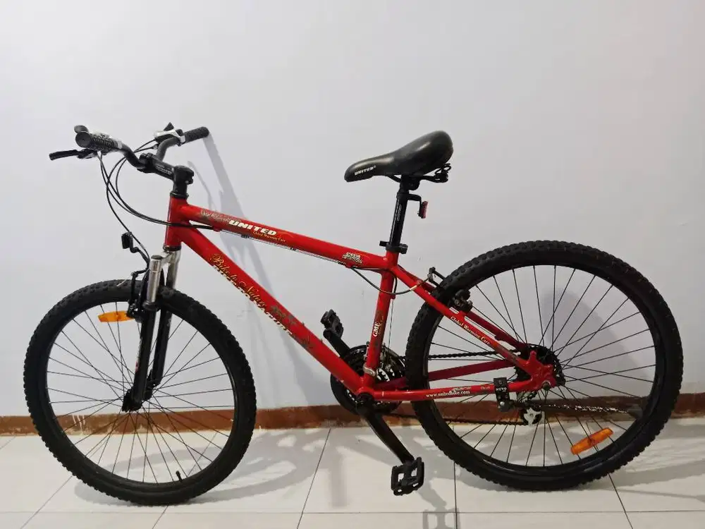 Mtb United bike nature aloy almunium 26 in simpanan like new