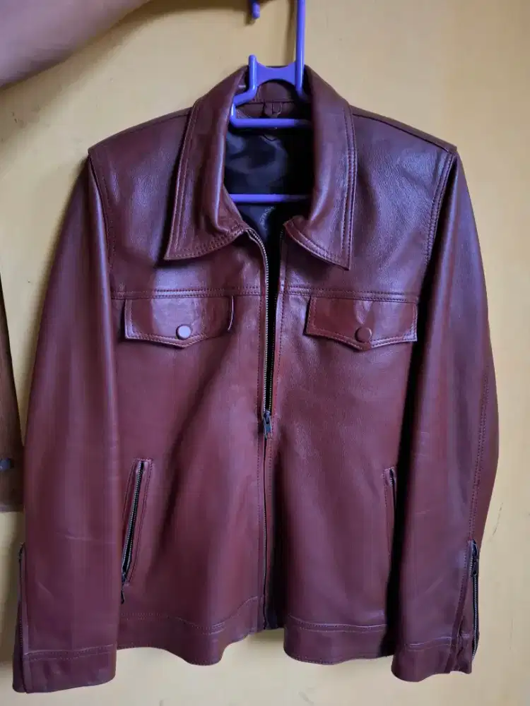 Jaket Custom Wanita Kulit Sapi (ASLI) Second - Model B