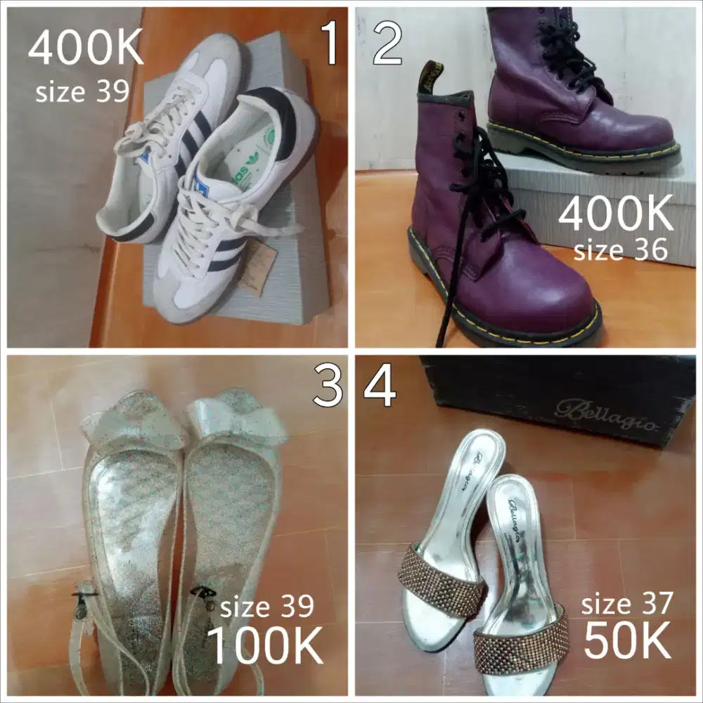 Jual sepatu2 second