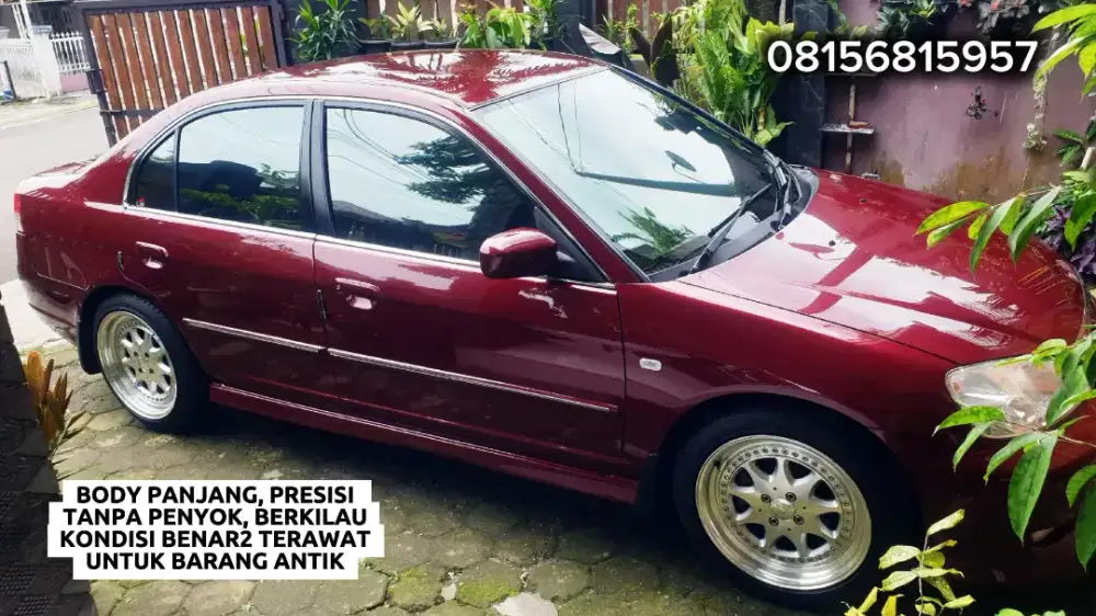Honda Civic VTi 2003 Akhir (Manual), Merah Metalik, ANTIK , KM Rendah