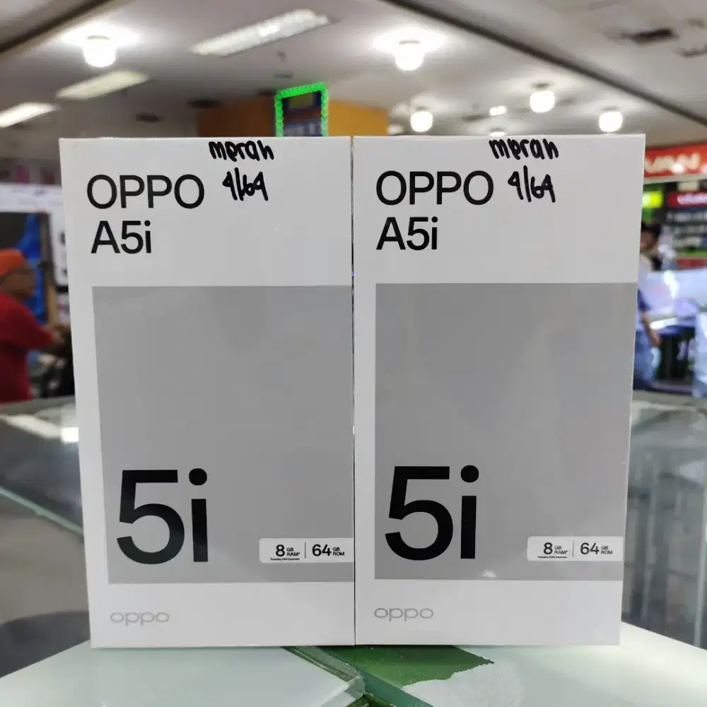 Oppo A5i ram 4gb+4gb/64gb baru garansi resmi Oppo Indonesia
