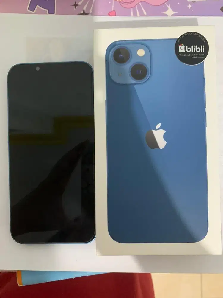 Iphone 13GB 128GB warna Biru