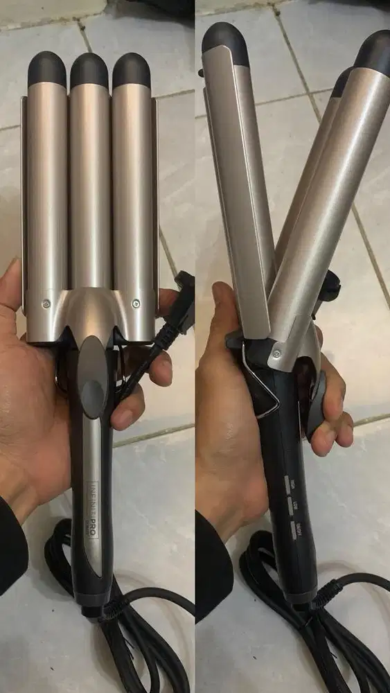 Catokan Rambut Conair Triple Barrel Waves