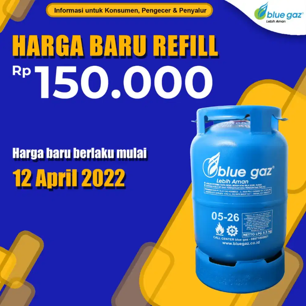Blue Gas 5.5Kg Perdana