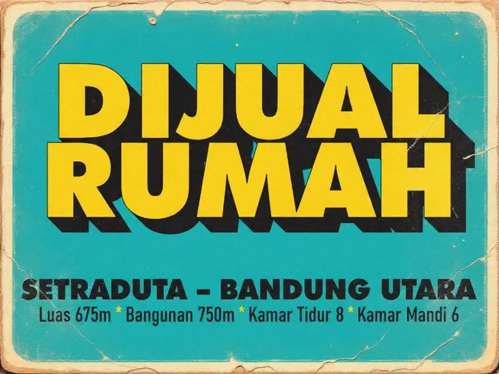 JUAL RUMAH MURAH, SETRADUTA, SETRA SARI, PASTEUR, BANDUNG UTARA,