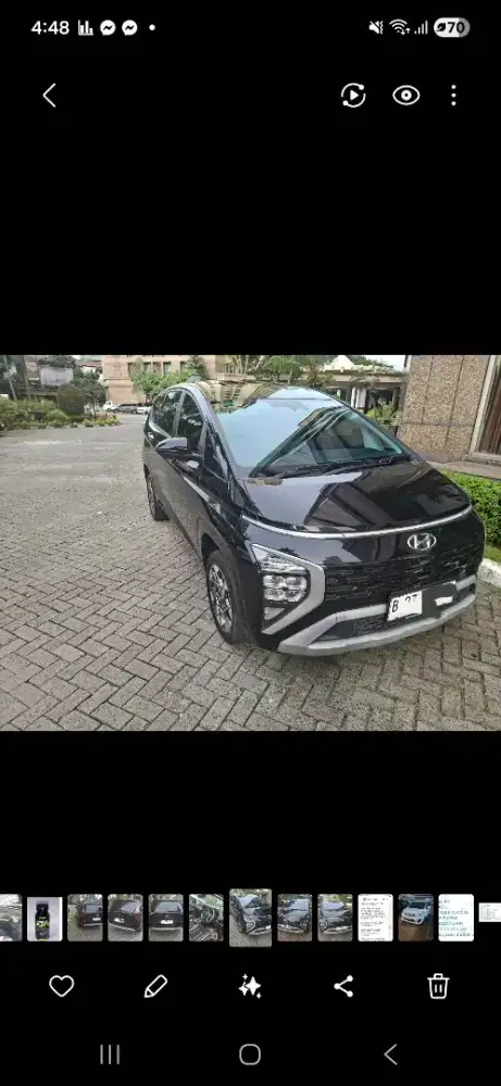 Hyundai Stargazer 2023 .Prime .capatain seat tgn 1. Km 27 ribu.