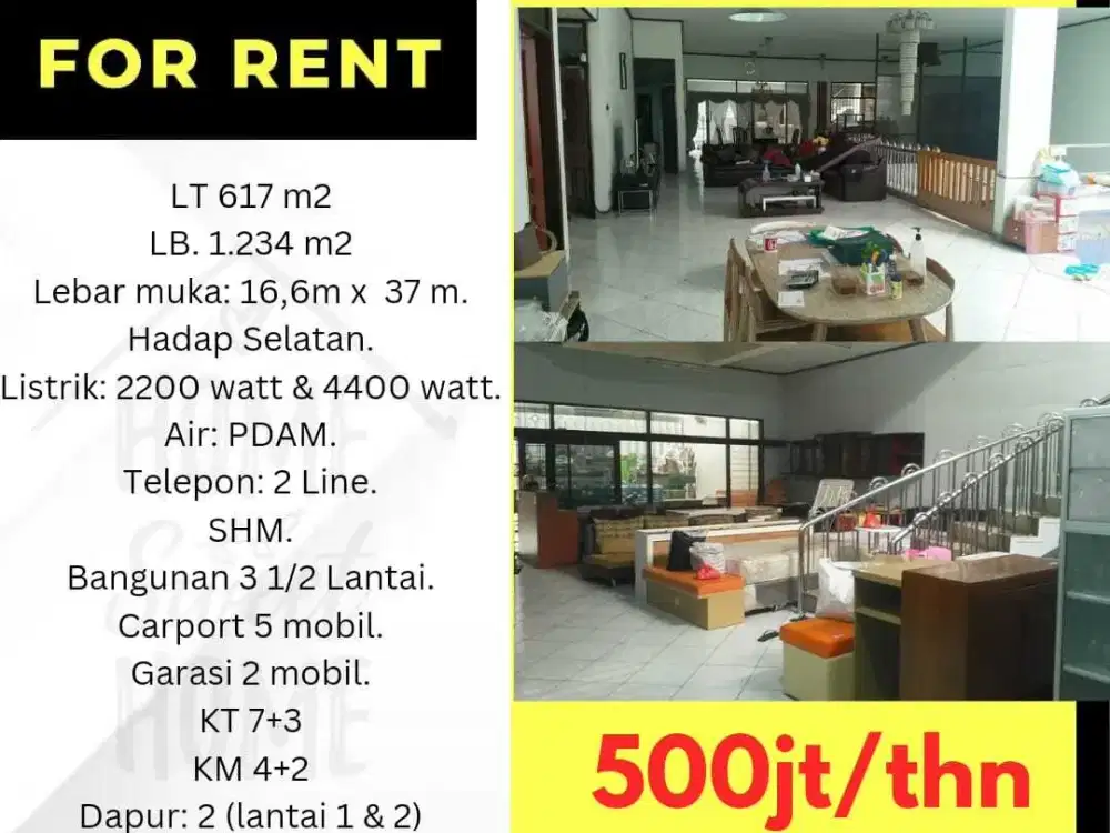 DISEWAKAN RUKO BESAR DI JL KALIPAH APO BANDUNG  --NE