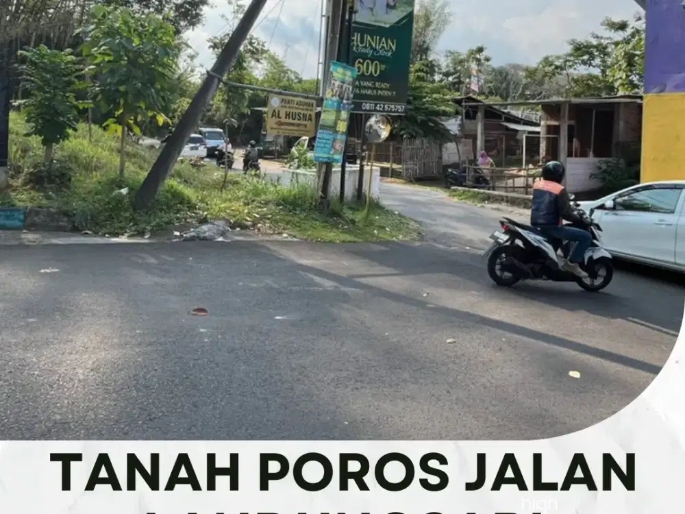 Tanah Poros Jalan Landungsari Lokasi Strategis Dekat Kampus