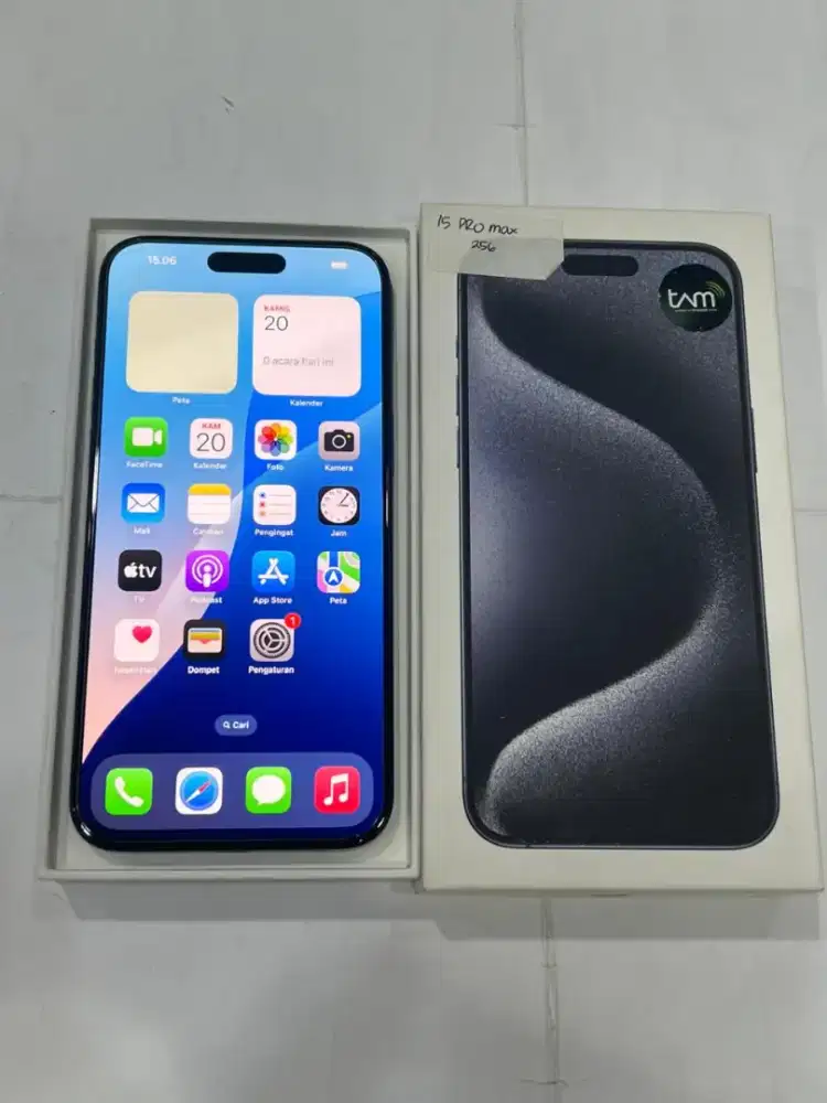 Iphone 
15 pro max 256gb ibox

Fullset Original