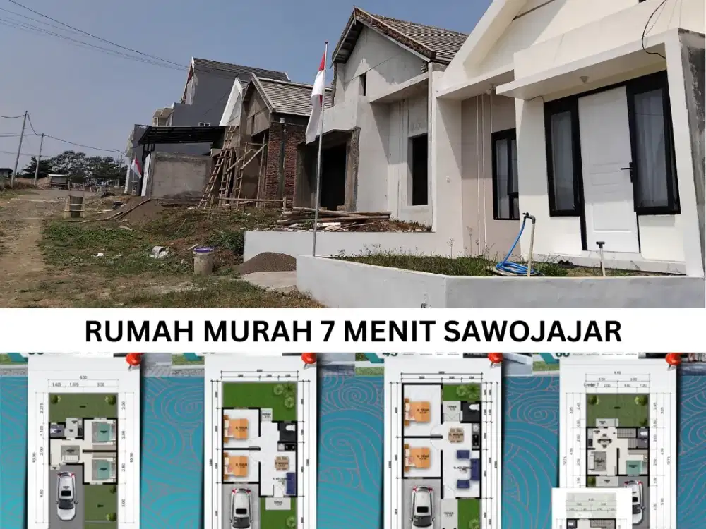 Rumah Minimalis 180 Juta di Sawojajar Akses Tol Super Dekat