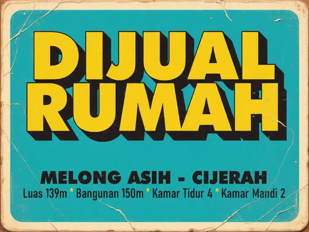 JUAL RUMAH MURAH DI, CIJERAH, SUDIRMAN, MELONG, BANDUNG KULON, GEMPOL,