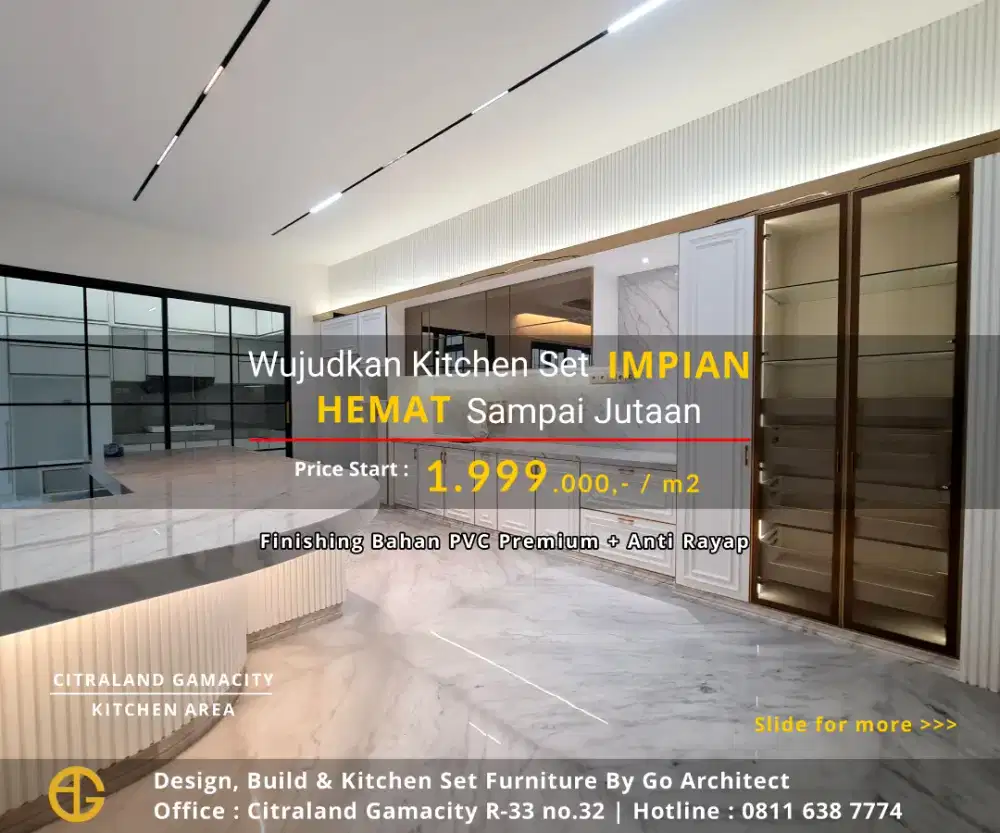 Furniture Custom Perabot Tempahan Lemari Baju Kabinet Dapur Partisi