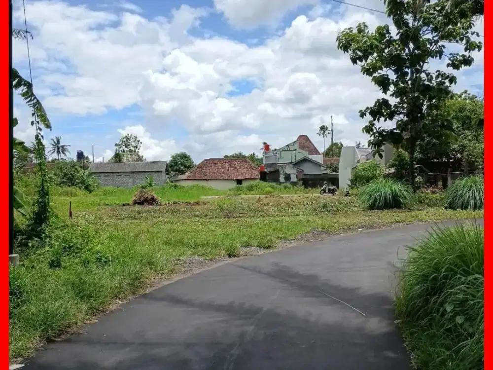 Tanah Jogja Mangku Jalan Aspal 5 Menit Pasar Gentan Kaliurang