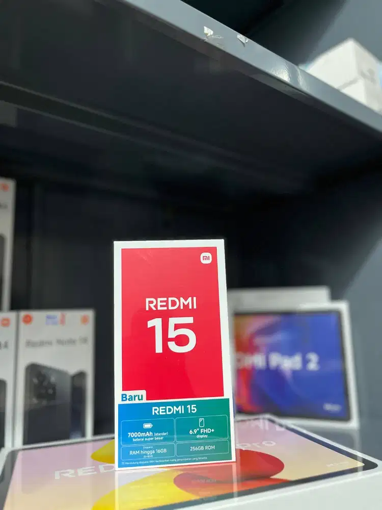 PROMO NEW REDMI 15 GARANSI XIAOMI INDONESIA!! BISA KREDIT TANPA DP!!