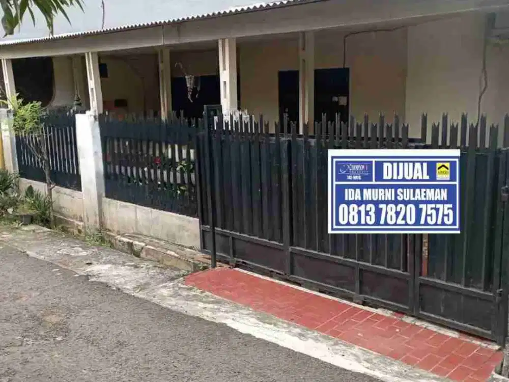 Rumah Murah Tanah Luas Bebas Banjir Komplek Pertamina Bintaro