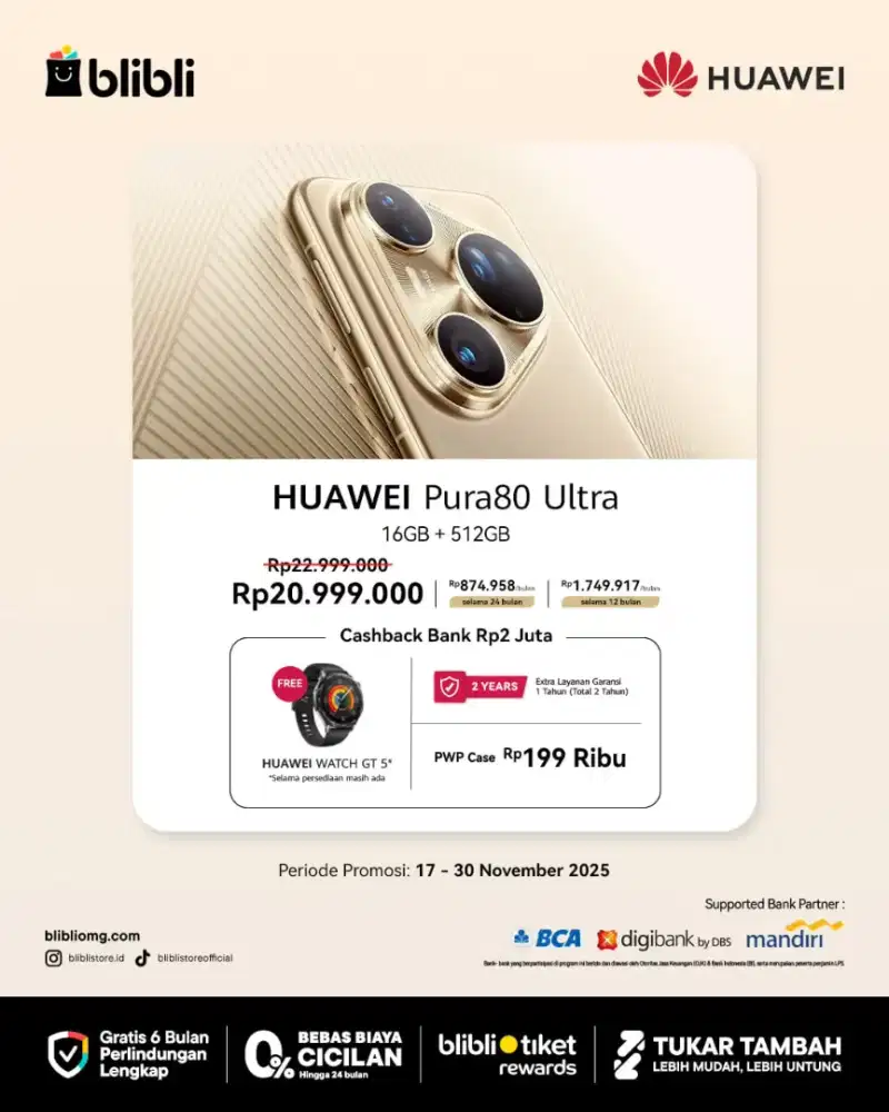 Promo Huawei Pura 80 ultra