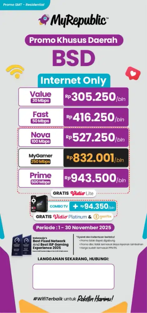 JASA PEMASANGAN WIFI MYREPUBLIC