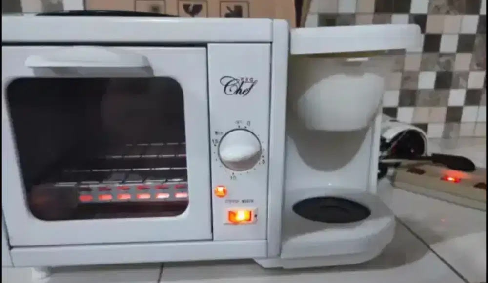 PROFESIONAL PROCHEF COFFEE MAKER & BREAKFAST MINI OVEN