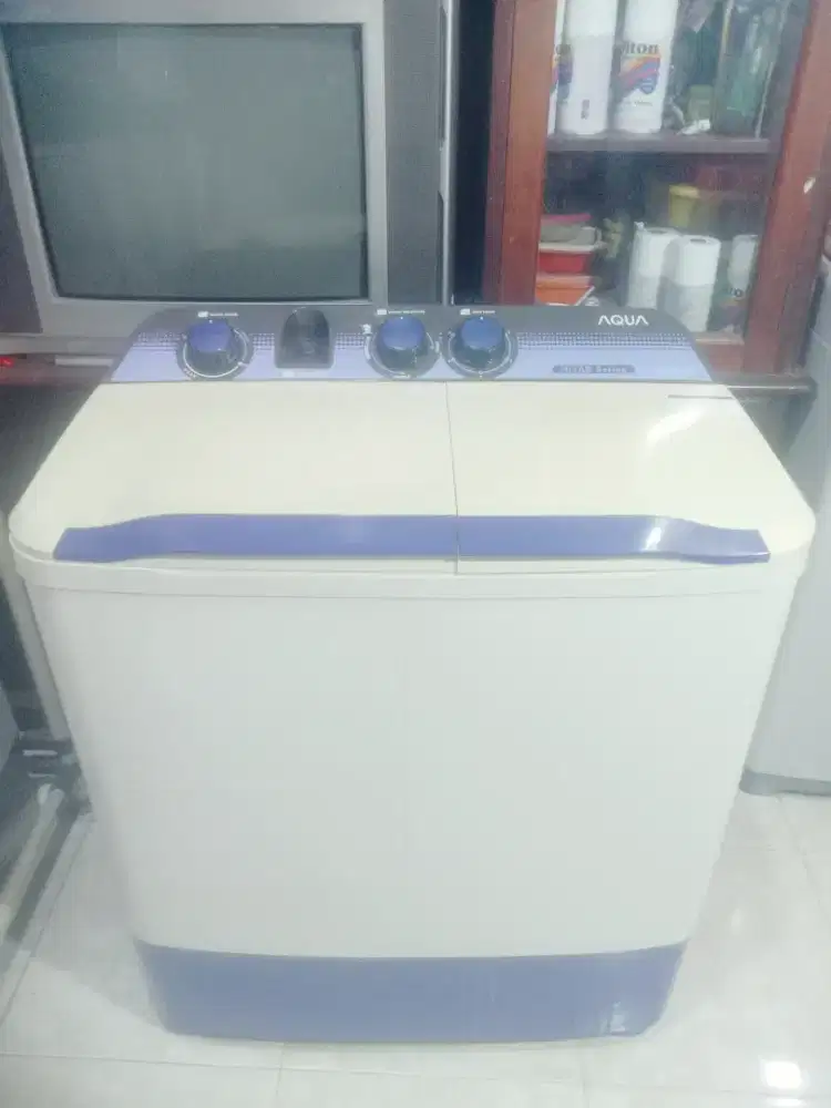 Mesin cuci Aqua 8kg no minus,type QW-881XT, Bekasi Utara