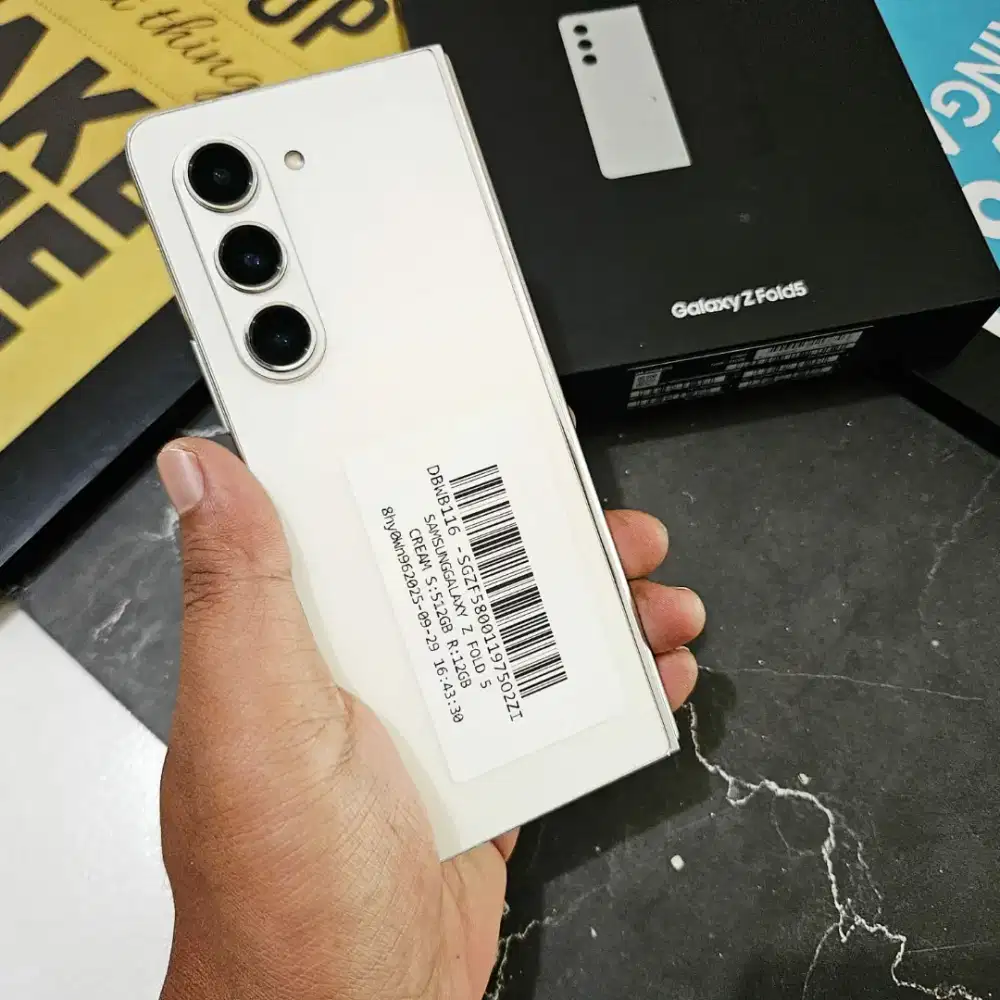SAMSUNG GALAXY Z FOLD 5 12/512 GB WHITBOX RESMI EX SEIN NO MINUS