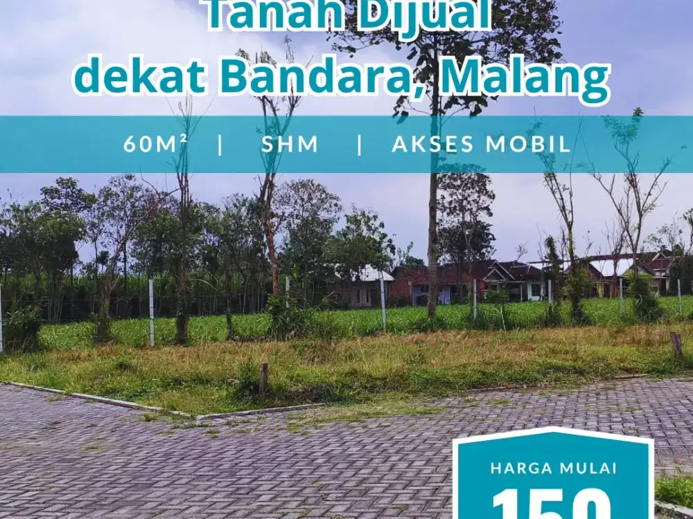Tanah Murah Kota Malang area Singosari dekat Bandara