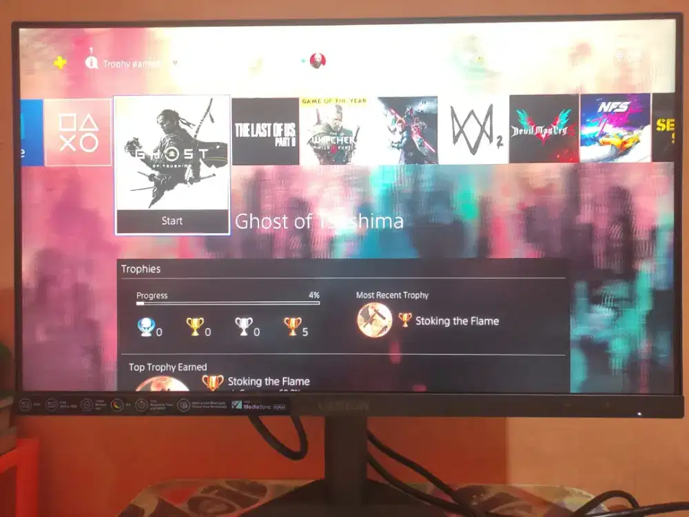 Lenovo Legion R24s Monitor Gaming 23.8 FHD IPS 144Hz AMD FreeSync