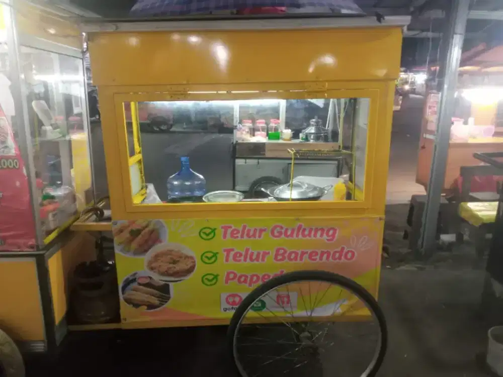 Gerobak Telur Gulung